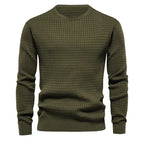 New Men's Crew Neck Sweatshirts Solid Color Large Sweatwear Spring Outdoor Jogging Tops - Matrix Studios
