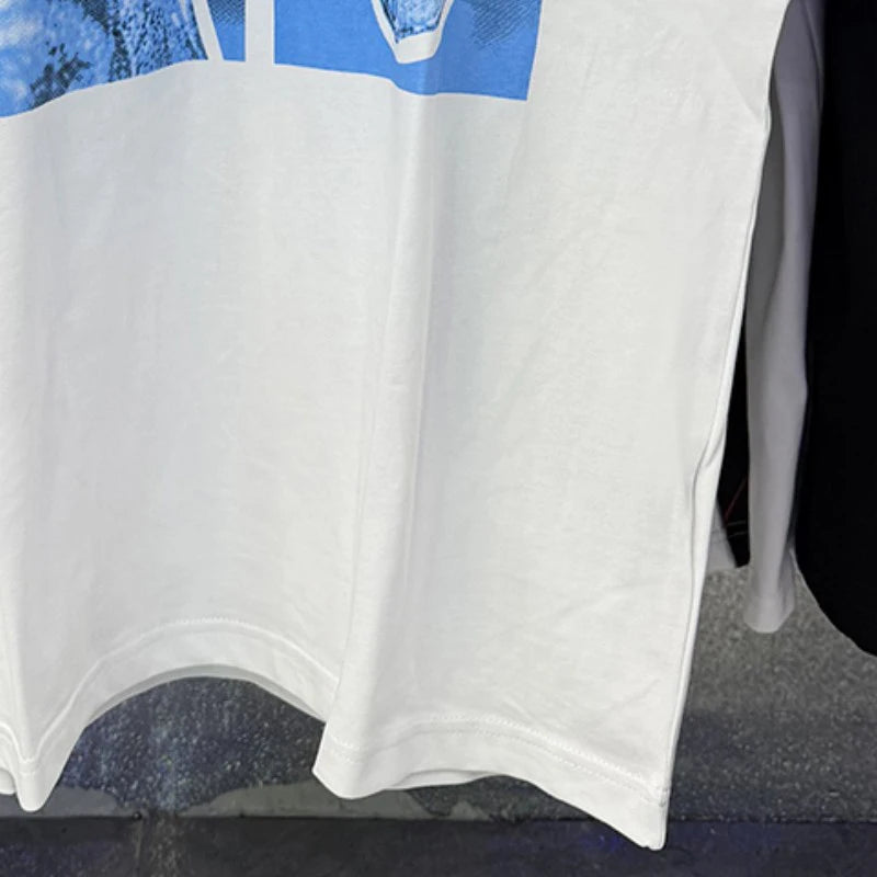 Summer White Satoshi Nakamoto Tshirts Casual Loose Round Neck Short Sleeve ALOT ON MY MIND Print Men Women  Hiphop Streetwear - Matrix-studios.com