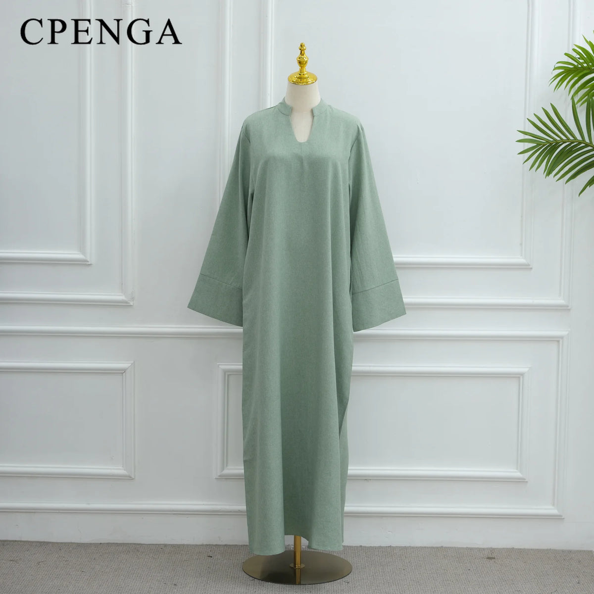 Ramadan Arabic Muslim Women Modest Dress Elegant Eid Dubai Abaya Islam Holiday Loose Outfit New Arrive Plain Turkey Kaftan Robe - Matrix-studios.com