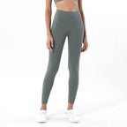 SOISOU Nylon Yoga Pants Gym Leggings Women Girl Fitness Soft Tights High Waist Elastic Breathable No T Line Sports Pants - Matrix-studios.com