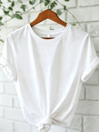 Asian Size 90s T Shirt Paris Women Print T-shirt Girl Short Sleeve Crew Neck Casual Top for Summer Spring Women's Clothing - Matrix-studios.com