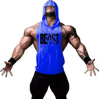 Men's Vest Sleeveless Sweatshirt Gym Top Men Man Sleeveless Shirt Bodybuilding Fitness Clothing T-shirt Singlets Singlet Clothes - Matrix Studios