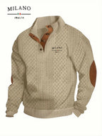 Henry Hoodie An Italian Milan Pattern Is a Warm Soft and Skin-Friendly Men's Autumn and Winter Pullover - Matrix Studios