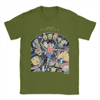 Paprika Satoshi Kon Anime Film Montage T Shirts Men's  100% Cotton T-Shirts Crew Neck  Tees Short Sleeve Clothing 4XL 5XL - Matrix-studios.com