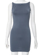 Women's Sleeveless Mini Wrap Dress Y2K Basic Casual Fashion Summer Sexy Elegant Club Party Evening Outfit 2025 - Matrix-studios.com