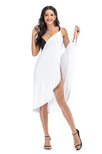 NSANGU Summer Beach Sexy Women Solid Color Wrap Dress Sun Protection Bikini Cover Up Sarongs Female Bathing Suit Swimwears - Matrix Studios