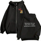 Funny Blame John Meme Zipper Hoodie Shedletsky Forsaken Fashion Autumn/Winter Sweatshirt Men Women Casual Oversized Coats Hoody - Matrix Studios