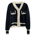 Women's Korean Fashion New Korean Loose Long-sleeved Knit Sweater Cardigans Outwear Coat - Matrix Studios