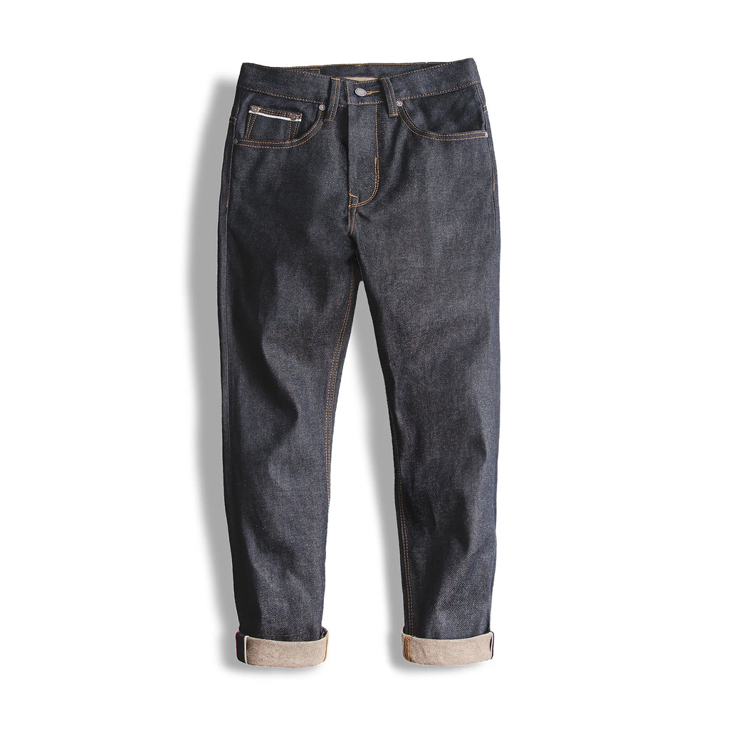 Maden Retro 11.6oz Selvedge Raw Denim Jeans Tapered Regular Fit Cotton Jeans with Zipper Fly High Quality Versatile Men's Pants - Matrix Studios