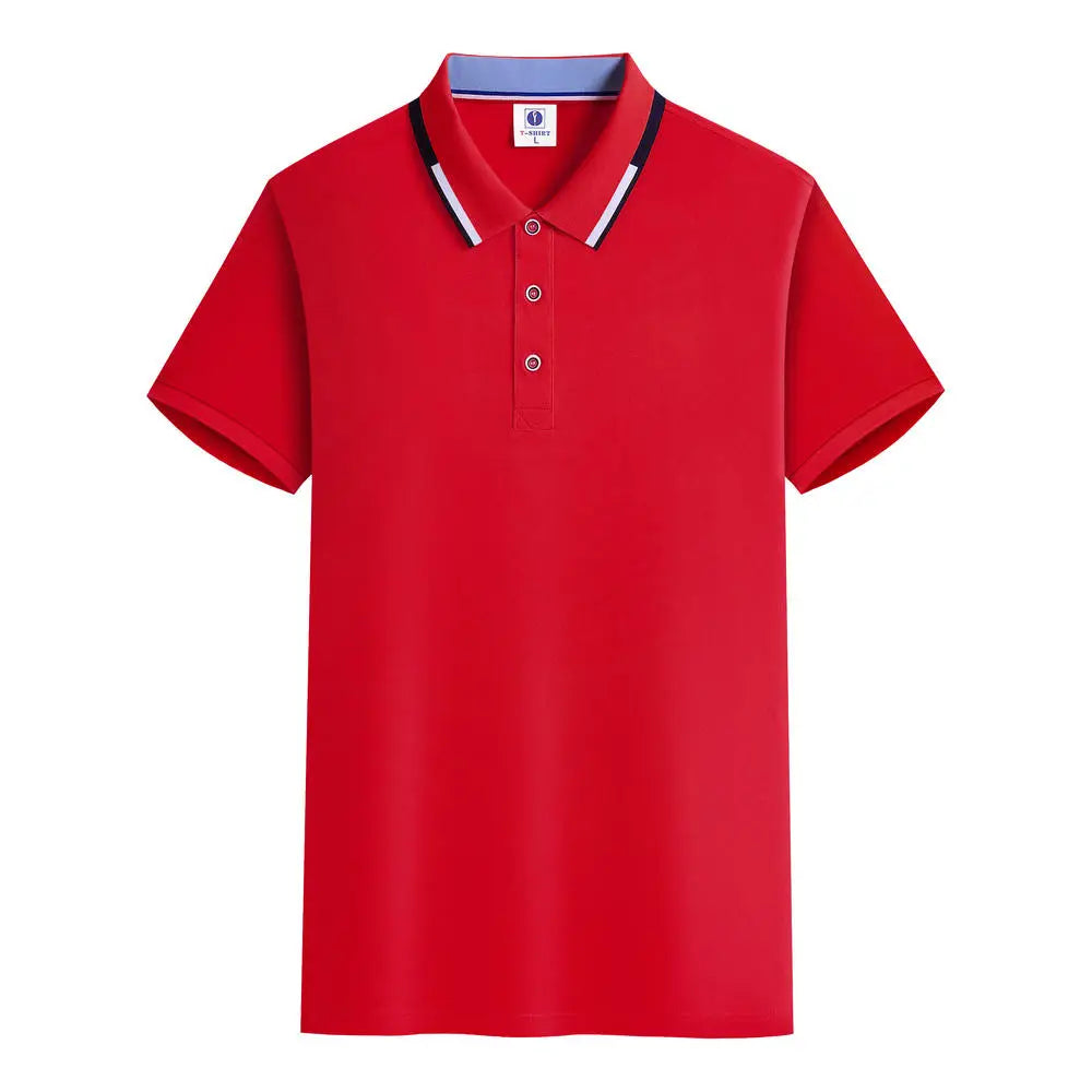 Summer Casual Short-sleeved Polo Shirt POLO Shirt Personal Company Customization Embroidery Printing Personalized Design Top - Matrix-studios.com