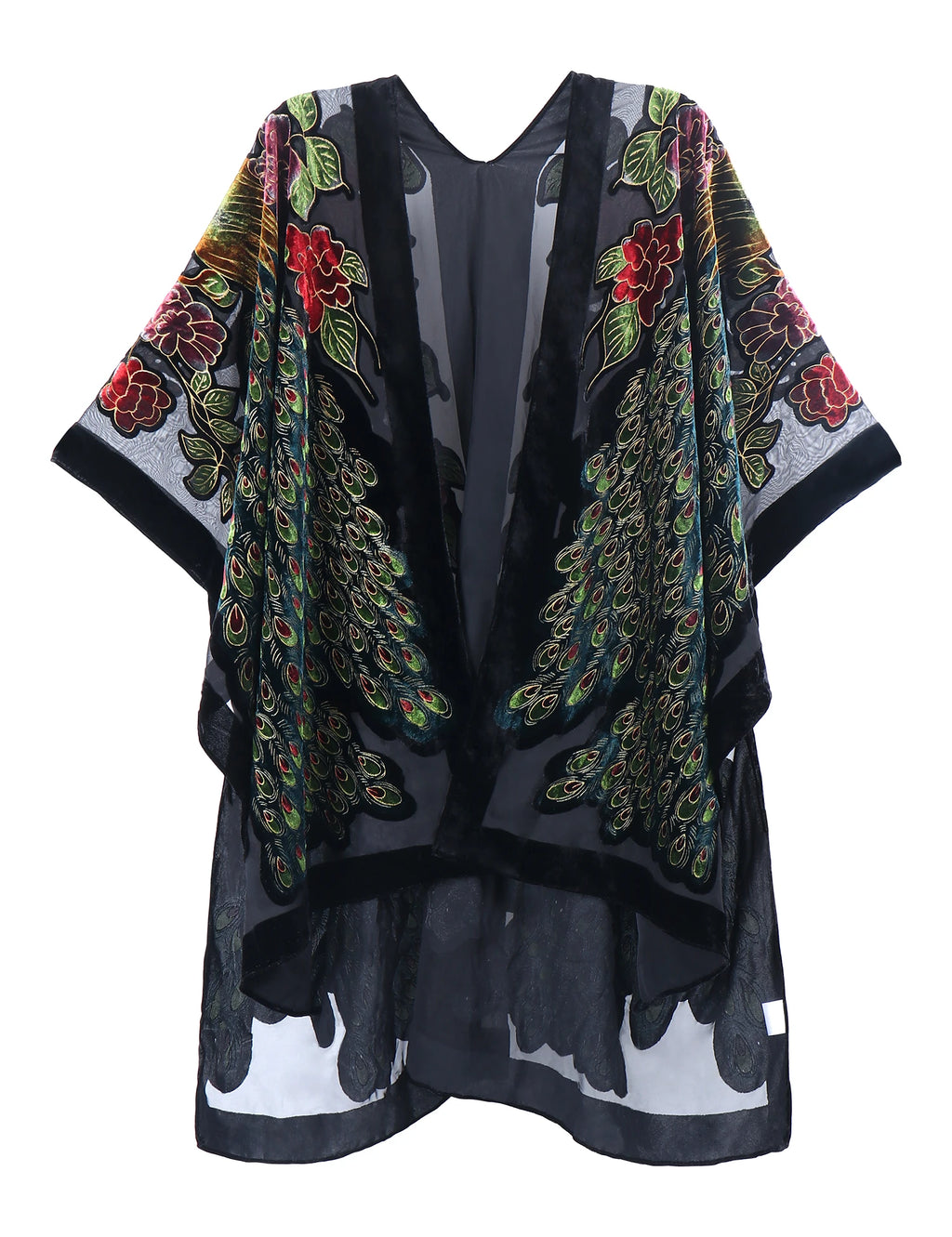 MJSERECA New Bohemian Burnt Plush Kimono for Woman Long Cardigan With tassel Beach Cover-up Casual Cardigan Shawl Chiffon Shirt - Matrix Studios