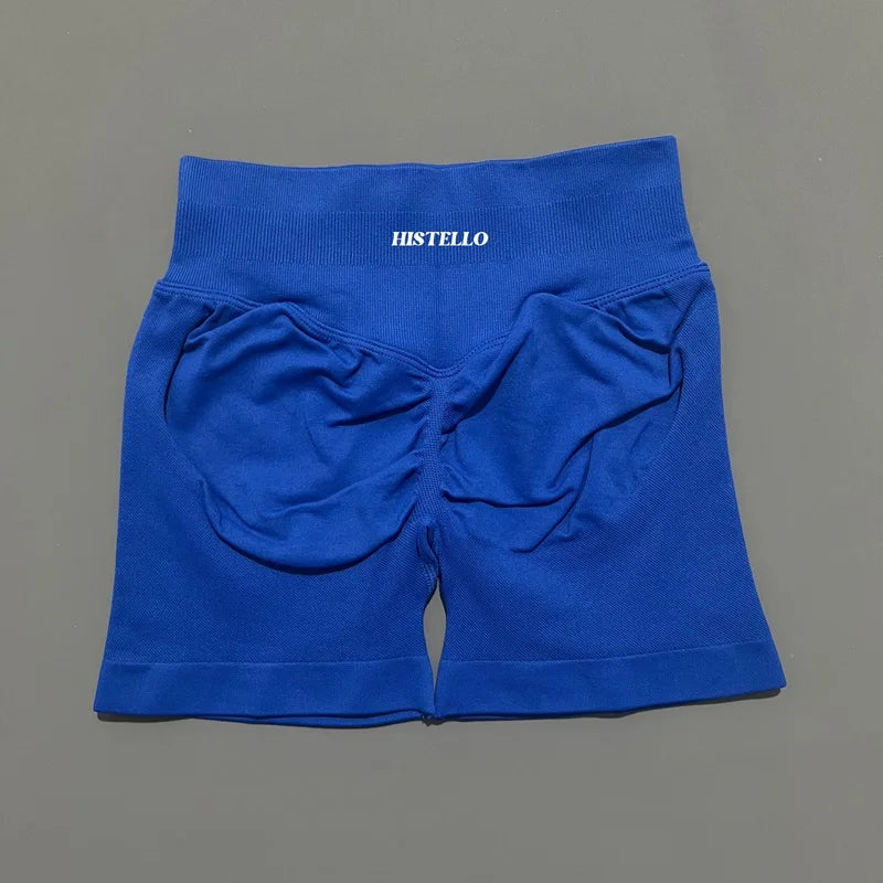 HISTELLO Impact Shorts Df Substitute High Waist Women Yoga Workout Shorts Seamless Leggings Stretch Fitness Gym Running Shorts - Matrix Studios