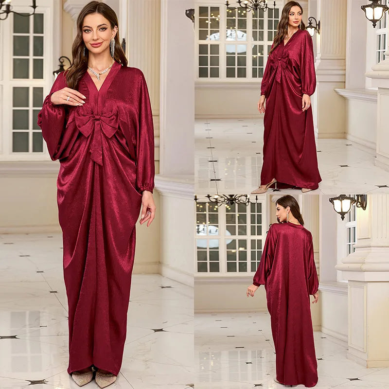 Women Embroidered Long Caftans Plus Size Kaftan Dresses Beach Bathing Suit Cover Up Moomoo Dress Moroccan Robe - Matrix Studios