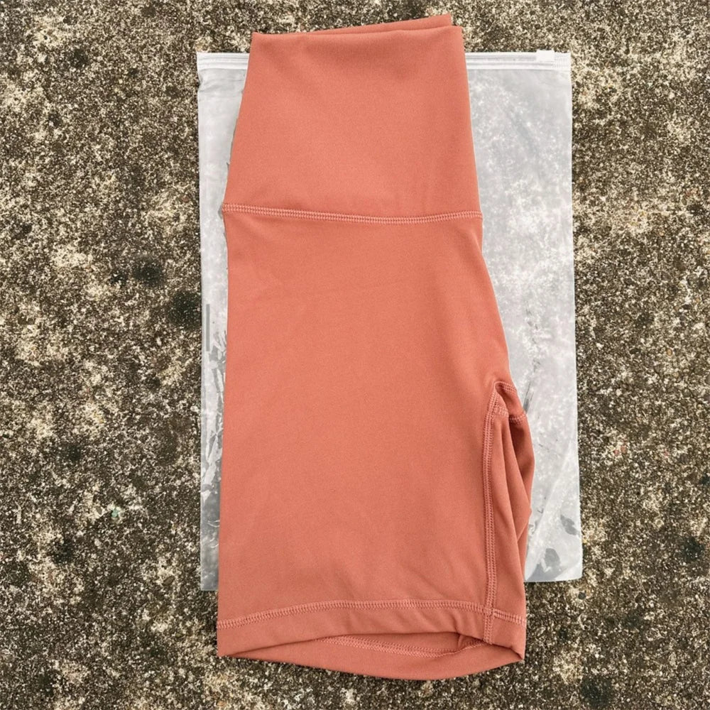 Solid Color High Waist Yoga Short Leg Cycling Women Fitness Sports Short Comprehensive Training Jog Squat Proof Internal Pocket - Matrix Studios
