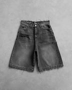 Straight Jeans Distressed Men Jean Ripped Holes Washed Denim Pants Ankle Length Loose Solid Zipper Fly Pockets Casual 2025 - Matrix Studios