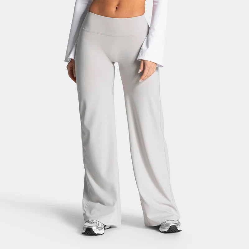 Charming Pro Scrunch Straight Leg Pants Butt Lifting Sculpting Wide Leg Leggings Gym Yoga Jogging Push Up Women Baggy Sweatpants - Matrix-studios.com