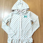 Japanese subculture Harajuku retro polka dot bow long sleeved women's zipper hooded sweatshirt American spicy girl trendy top - Matrix Studios