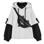 Y2K Clothes Cute bear backpack in spring and autumn  fashion Hoodie Women's winter Harajuku loose casual street clothes Japanese - Matrix Studios