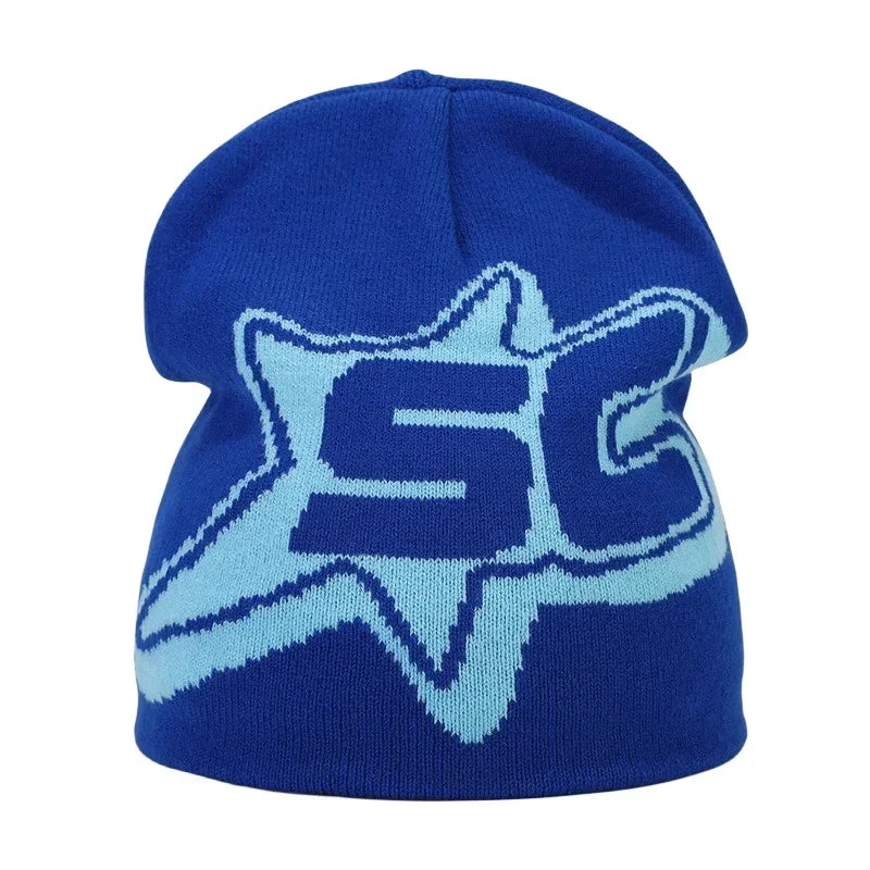 Y2K Letter Knitted Winter Autumn Beanie Cap Men Women Kanye Beanies Gorras Hombre Top Warm Skiing Hat Ear Hats Hip Hop Skullcap - Matrix-studios.com