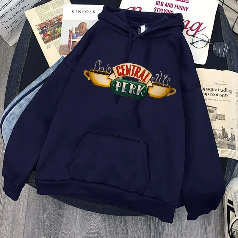 Friends TV Show Hoodies for Women, Funny Cartoon Friends Hoodies, Ullzang Graphic, Vintage Anime Sweatshirt, Female Hoody, 90s - Matrix Studios