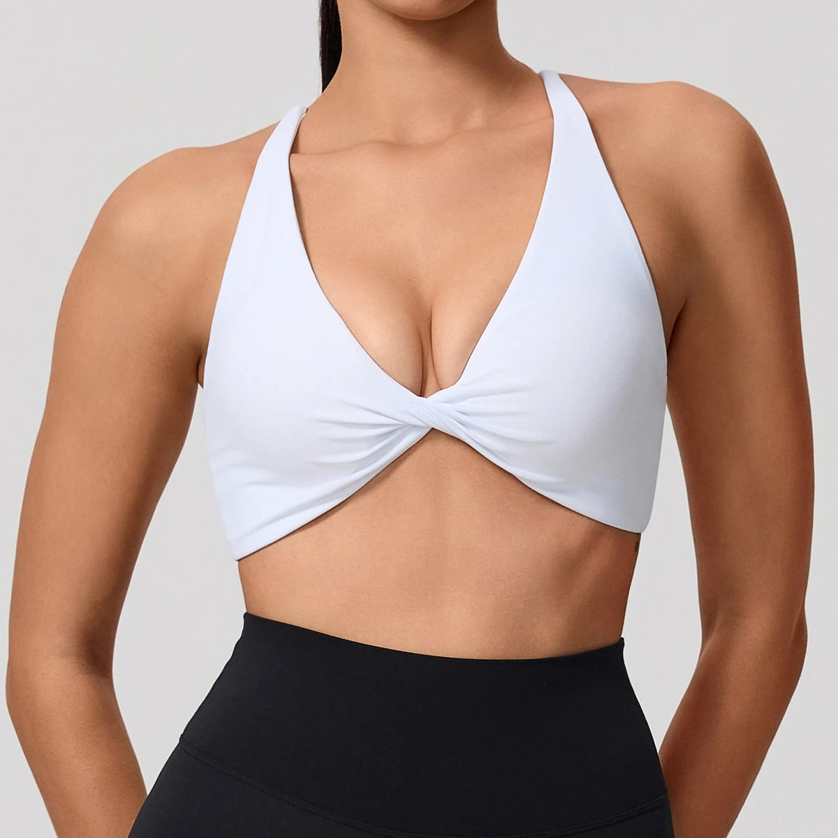 Summer Sexy Gym Top Women Crease Sports Bra Running Back Cross Yoga Bra Breathable Sports Underwear Women Fitness Workout Top - Matrix Studios