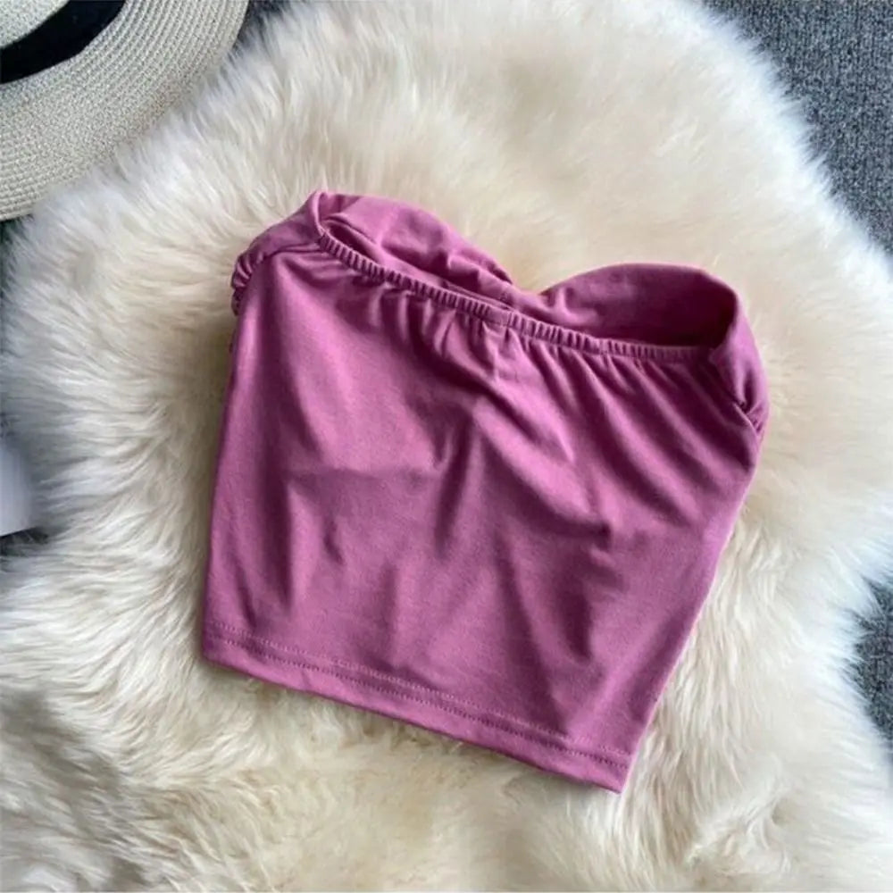 Women's New Summer Fashion Summer Slim Beautiful Back High Quality Soft Sexy Elastic Tank Top Solid Color Tank Top - Matrix-studios.com