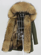 OFTBUY Winter Jacket Women Long Parka Real Fox Fur Coat Natural Raccoon Fur Collar Hood Thick Warm Streetwear Parkas New - Matrix Studios
