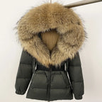 OFTBUY Winter Clothing Puffer Jacket Women Real Fox Fur Hooded Thick Warm 90% White Duck Down Coat Female Parkas Waterproof - Matrix Studios