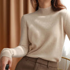 Autumn Winter chic Bottom Sweaters Women Fashion Turtleneck Pullover Slim Long Sleeve Knitted Jumpers Soft Warm Pull Femme Top - Matrix Studios