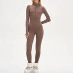 Casual Solid Tassels Women's Ski Suit Zippers Fur Hooded Slim High Waist Lady Jumpsuits 2025 Winter Fashion Female Warm Skiwear - Matrix Studios