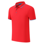100% Cotton Quality Polo Logo Personalization Men Women Short Sleeve Shirts Striped Lapel Golf Tees Summer Top Shirt Custom - Matrix-studios.com