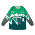 Y2K Racing 78 Number Print Mesh Motorcycle Satoshi Nakamoto Long Sleeve Jersey T Shirt Men Women Breathable Cotton Streetwear - Matrix-studios.com