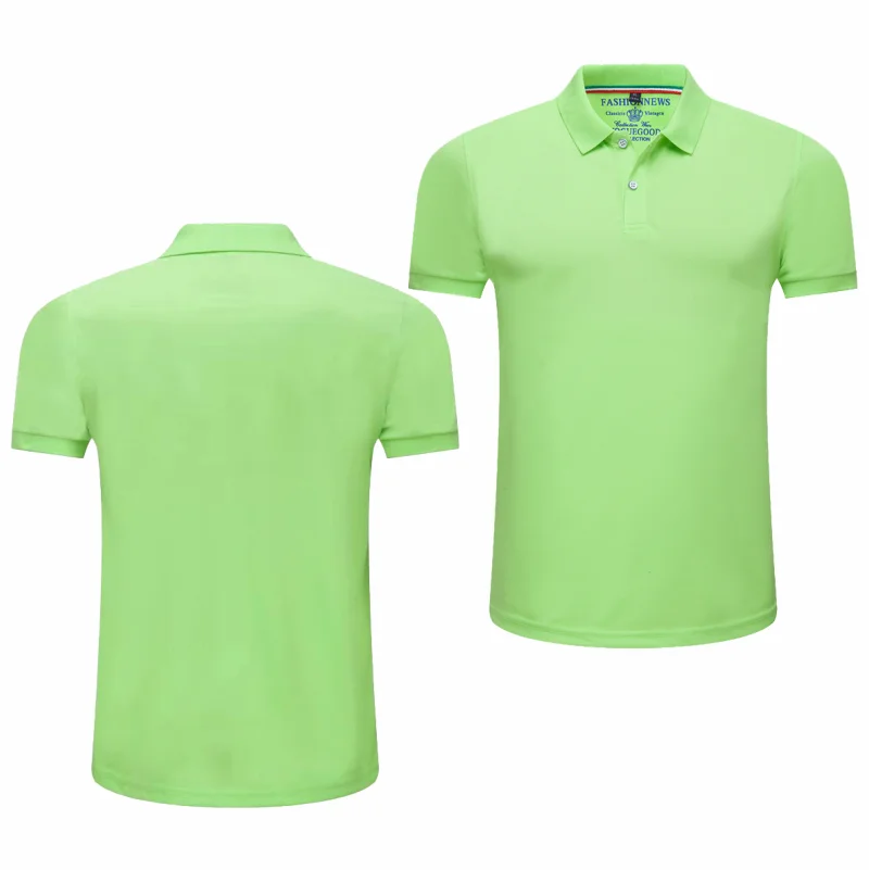 Summer Solid Color Outdoor Casual Lapel Short-sleeve Daily Business Short-sleeve Tops 2024 New Unisex Polo Shirts - Matrix-studios.com
