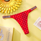 VS Panties Set Breathable Cotton Hipster Underwear Thong Hipster Seamless Victoria Secret Women Polka Dot Lace Bikini Cheeky - Matrix-studios.com