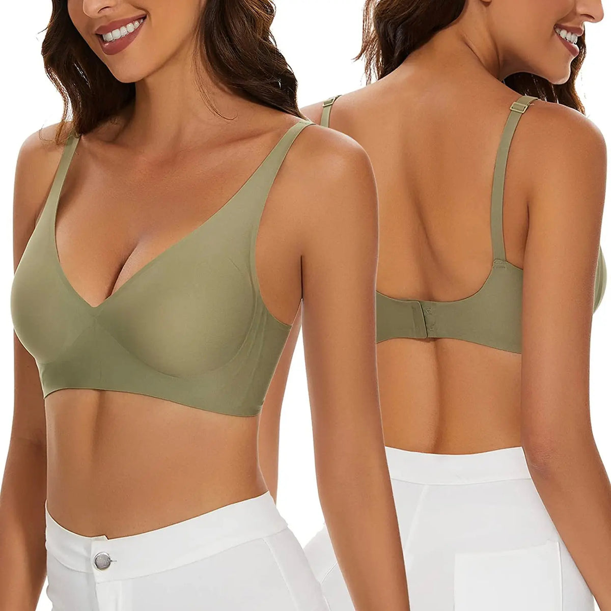 Sexy Seamless Bra Wire Free Brassiere Adjustable Wireless Bras Women Underwear Female Push Up Padded Bralette Lingerie Intimates - Matrix Studios