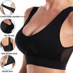 Seamless Mesh Women Sports Bras Fitness Gym Running Underwear Shockproof Bra Wireless 6XL Plus Size Crop Top Breathable Yoga Bra - Matrix Studios