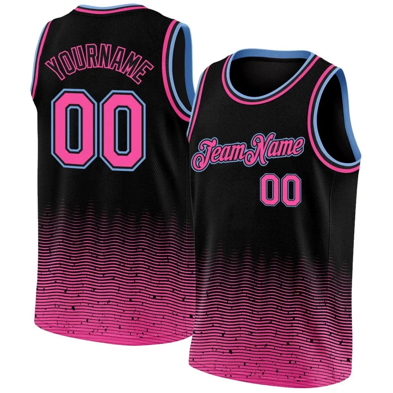 Customized Name Numbers Pattern Tank Tops For Men Women Stripes Basketball Jerseys 3D Printed Tees Summer Sports O-Neck Vest Top - Matrix Studios