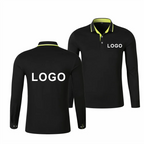 Long Sleeve Polo Shirt 2023 New Casual Long Sleeve Top Personal Company Custom Embroidery Men and Women Polo Shirt Long  Sleeve - Matrix-studios.com