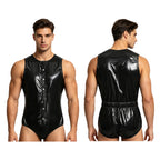 Men Women Waterproof Glossy Bodysuit Leak-proof Washable Diaper Cover Elderly Bedridden Special Needs Adaptive Jumpsuit Swimwear - Matrix Studios