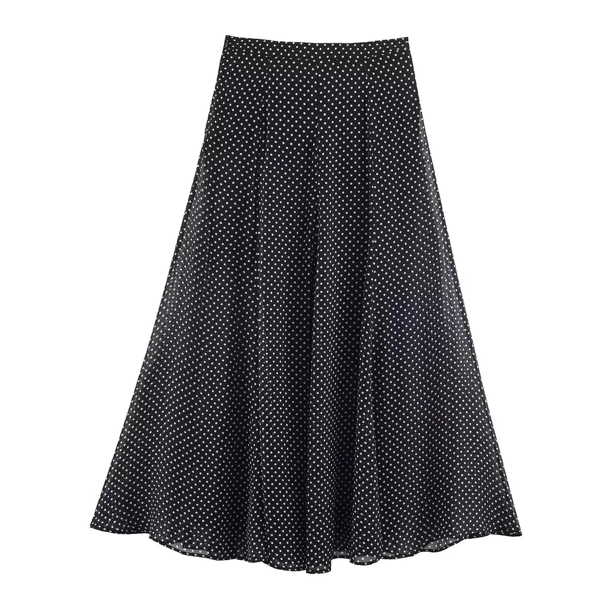 Polka Dot Printed Midi Skirts Two Piece Sets for Women 2025 Summer Chic Bow Tied Blouse Top Suits Woman 2 Piece Outfits - Matrix-studios.com