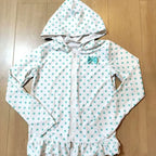 Japanese subculture Harajuku retro polka dot bow long sleeved women's zipper hooded sweatshirt American spicy girl trendy top - Matrix Studios