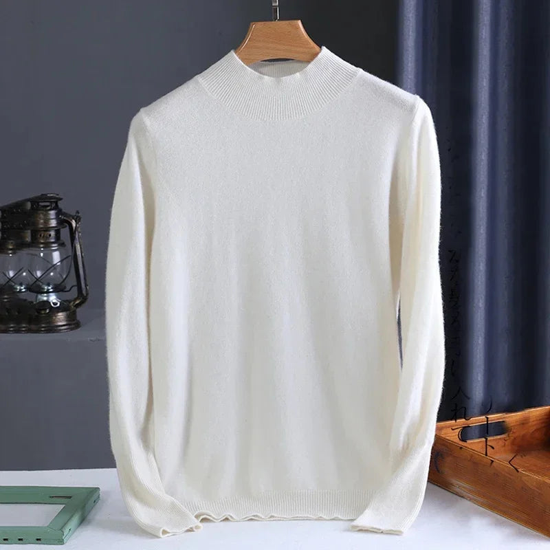 Autumn Winter chic Bottom Sweaters Women Fashion Turtleneck Pullover Slim Long Sleeve Knitted Jumpers Soft Warm Pull Femme Top - Matrix Studios