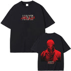 Rapper Niro OX7 Album Graphic T-shirt Men Women Hip Hop Fashion Pop Music T-shirts Male Casual Cotton Vintage T Shirt Streetwear