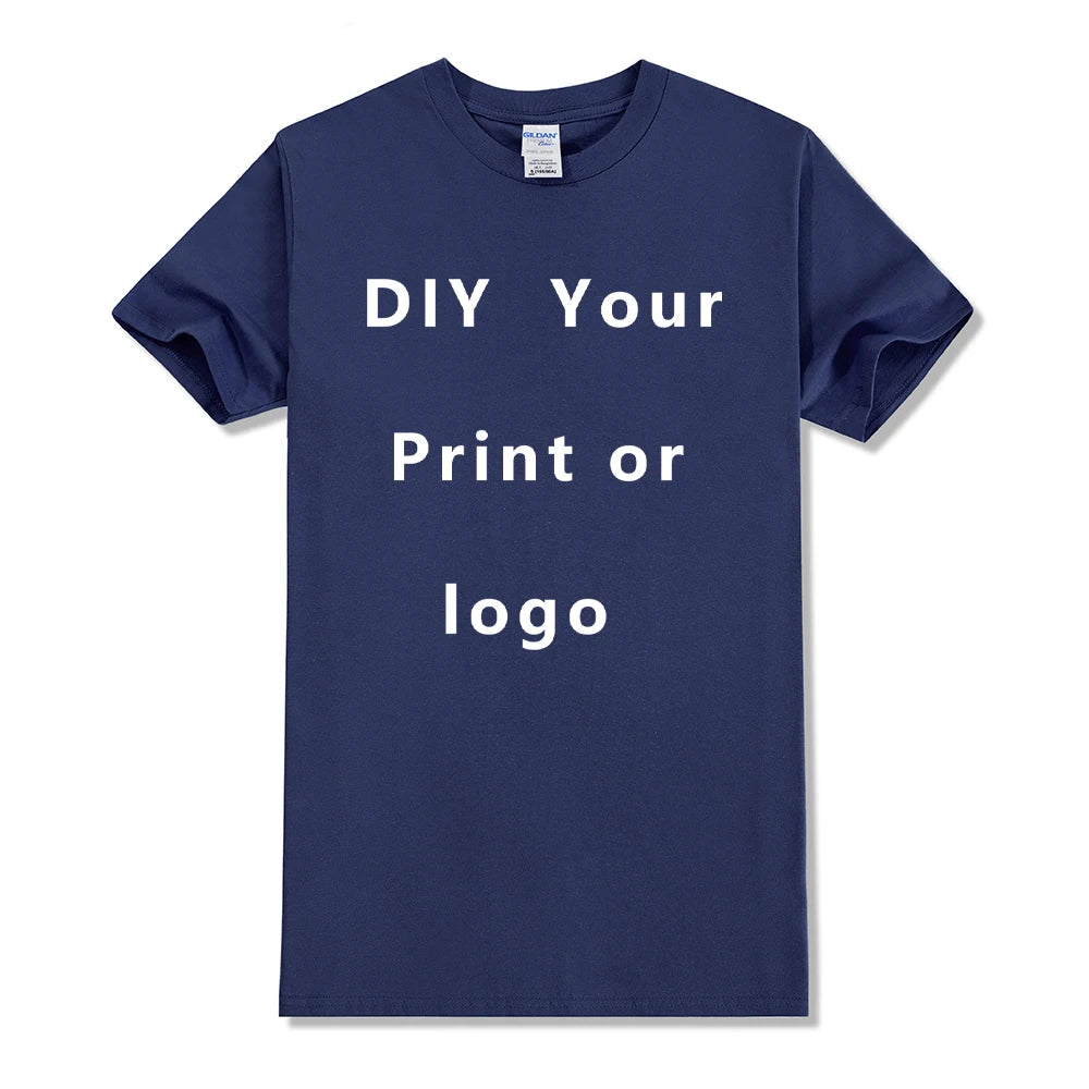 EU Size 100% Cotton Custom T Shirt Make Your Design Logo Text Men Women Print Original Design Gifts Tshirt - Matrix Studios