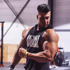 Men's Vest Sleeveless Sweatshirt Gym Top Men Man Sleeveless Shirt Bodybuilding Fitness Clothing T-shirt Singlets Singlet Clothes - Matrix Studios