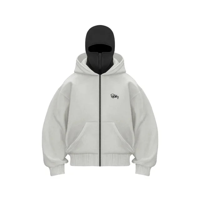 2025 New Hoodie Mens Loose Hooded Zipper Jacket Gothic Star Fashion Punk Y2k Hip Hop Harajuku Clothing Men Sweatshirts Oversized - Matrix Studios
