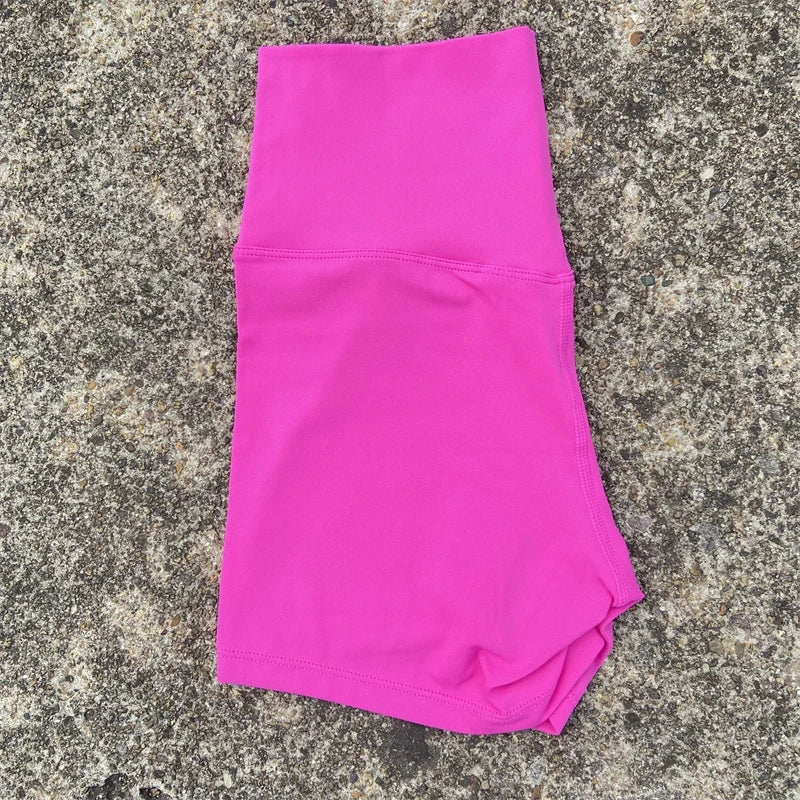 Sexy Solid Color Women Fitness Sport Short High Waist Athletic Yoga Short Leg Cycling Comprehensive Training Jogging Squat Proof - Matrix Studios