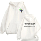 Funny Blame John Meme Zipper Hoodie Shedletsky Forsaken Fashion Autumn/Winter Sweatshirt Men Women Casual Oversized Coats Hoody - Matrix Studios