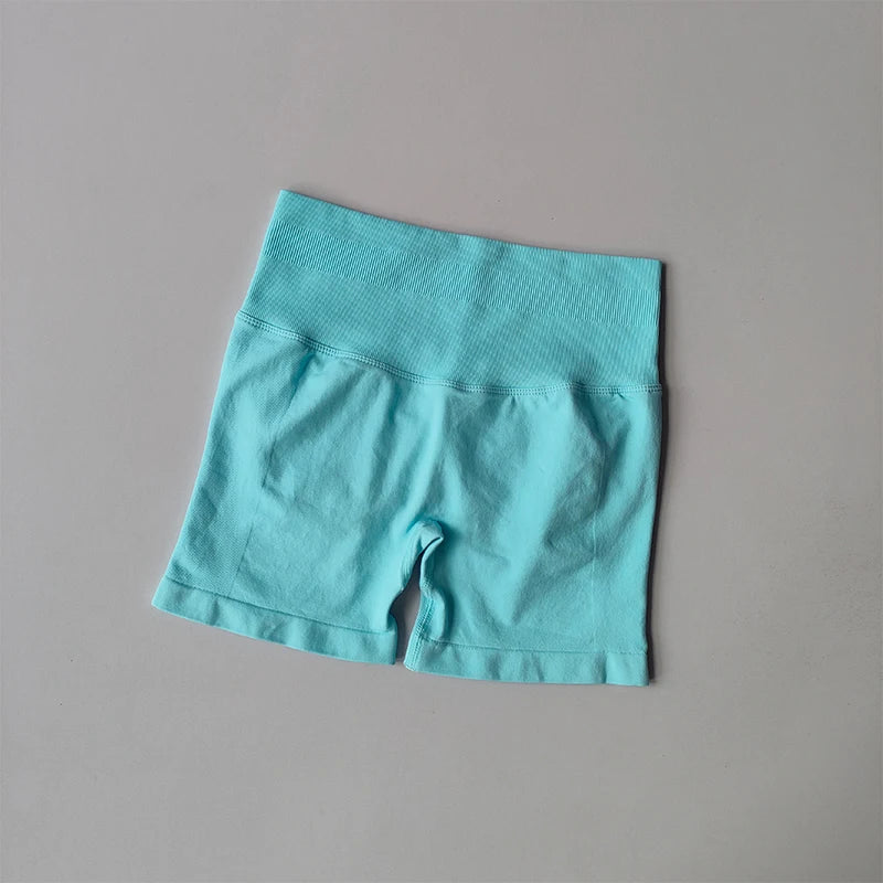 Peach Buttock Lifting Three-point Shorts Summer High Waisted Yoga Shorts Fashionable and Sexy Running Fitness Pants Solid Color - Matrix Studios