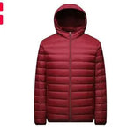 Men Parkas Down Cost Stand Collar Zipper Parka Outerwear Loose Cardigan Solid Pockets Spliced Winter Casual Long Sleeve - Matrix Studios
